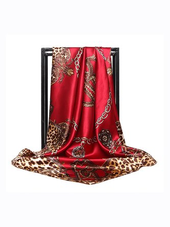 Leopard Printed Holiday Daily Casual Women Scarf