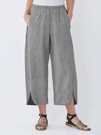 Casual Shift Striped Pants