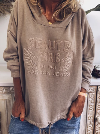 Cotton Hoodie Casual Plus Size Sweatshirt