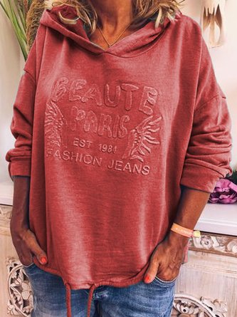 Cotton Hoodie Casual Plus Size Sweatshirt