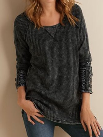 Long Sleeve Crew Neck Top