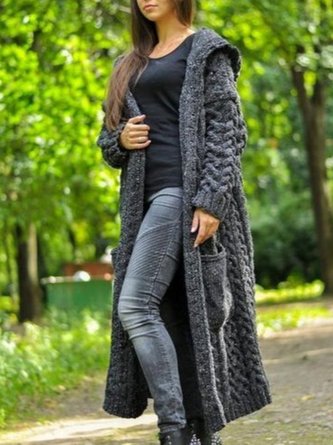 Knitted Casual Outerwear
