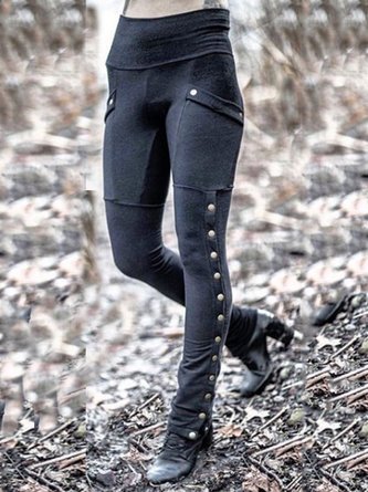 Women Casual Cotton Stretchy Pants