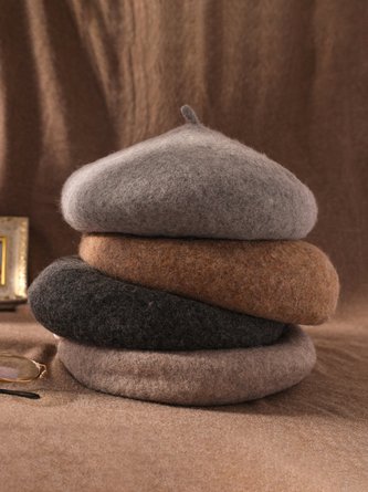 Vintage Winter Warm Wool Beret