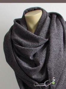 Solid Casual Cotton-Blend Scarf