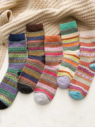 National Style Casual Socks (One Pcs)