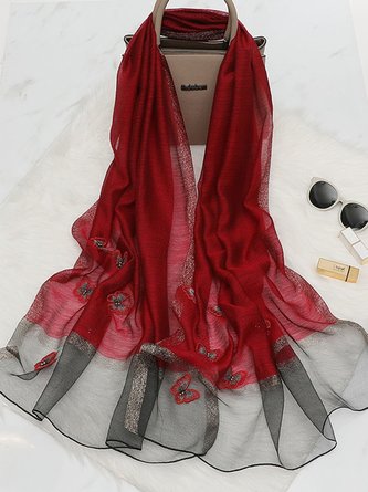 Printed Holiday Elegant Scarf