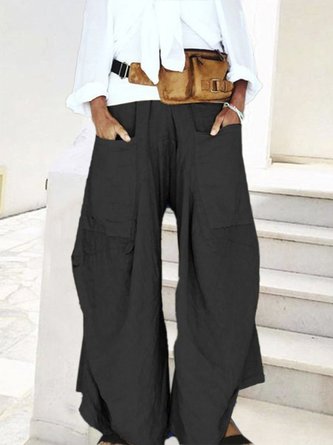 Casual Wide Leg Pants