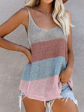 Casual Knitted Tank