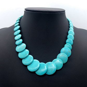 Blue Turquoise Vintage Tribal Necklaces