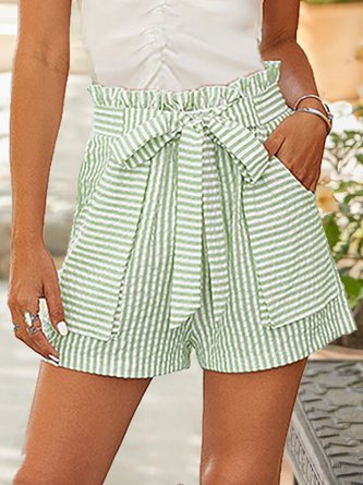 Lace-Up Casual Short