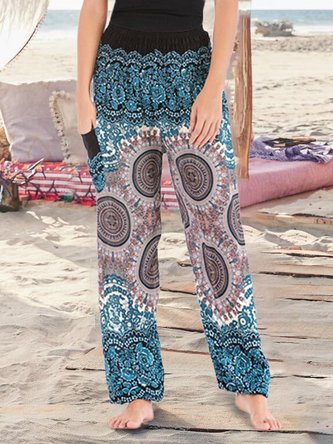 Tribal Vintage Straight Leg Pants