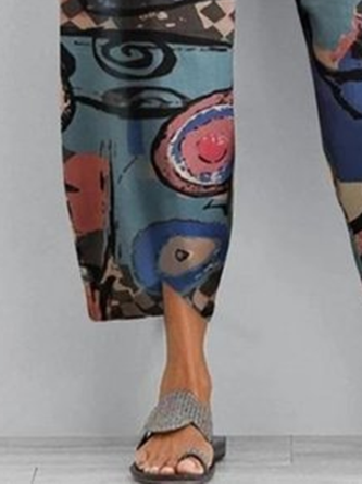 Holiday Cotton Wide Leg Pants