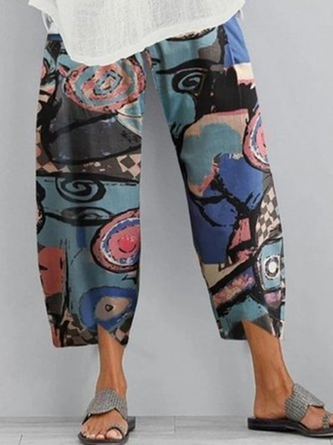 Holiday Cotton Wide Leg Pants