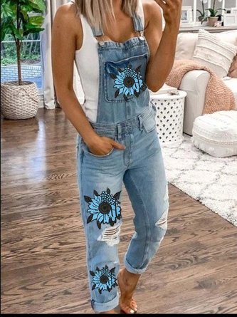 Floral-Print Jumpsuit
