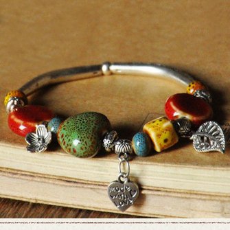 Fashion Ceramic Tribal Holiday Casual  Bracelet