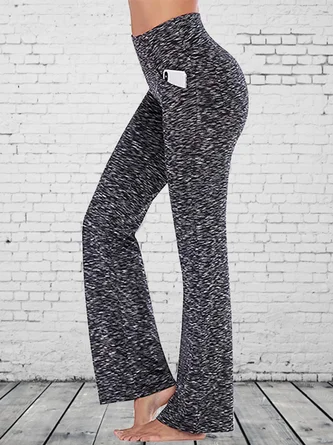 Ladies Yoga Pocket Stretch Trousers