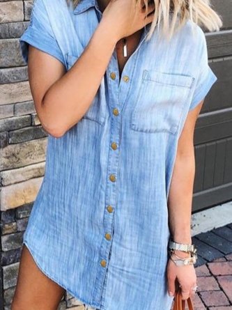 As Picture Short Sleeve Dress