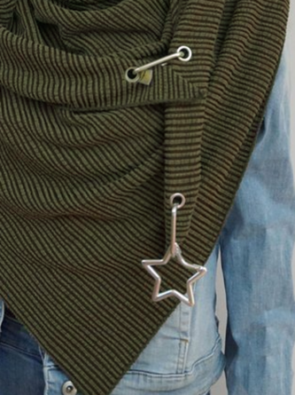 Cotton-Blend Casual Scarve