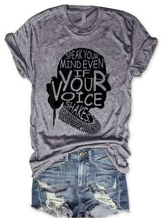Speak Your Mind Even If Your Voice Shakes Tee