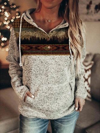 Long Sleeve Casual Sweatshirt