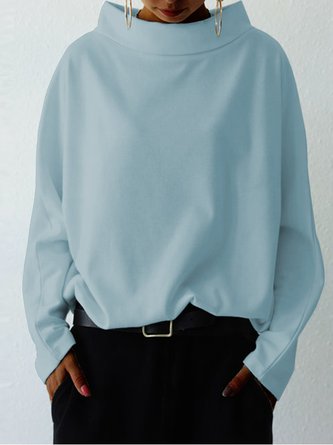 Shift Plain Work Scoop Neckline Top