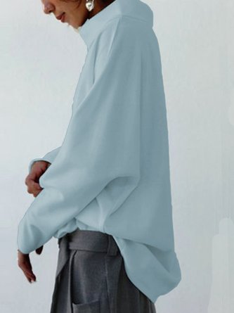 Shift Plain Work Scoop Neckline Top