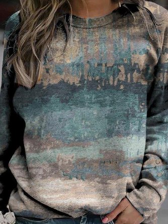 Casual Long Sleeve Sweatshirt