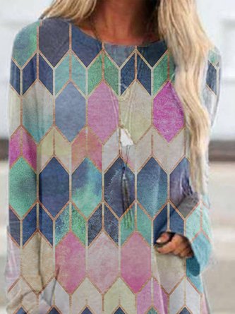 Long Sleeve Shift Top