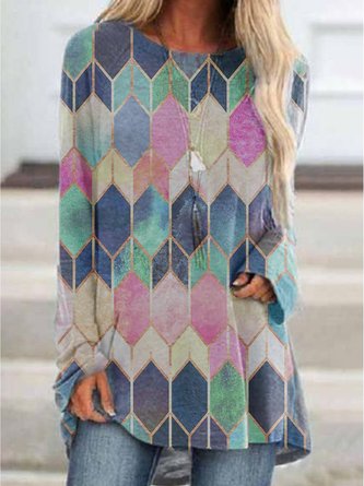 Long Sleeve Shift Top