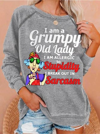 I Am A Grumpy Old Lady Long Sleeve Top