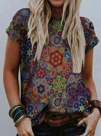 Shift Floral Casual Top