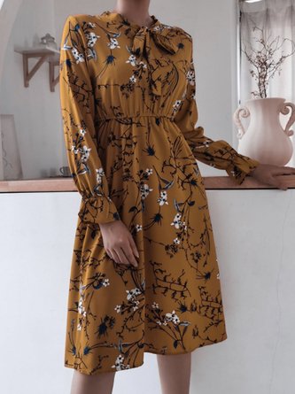 Long Sleeve Floral Dress