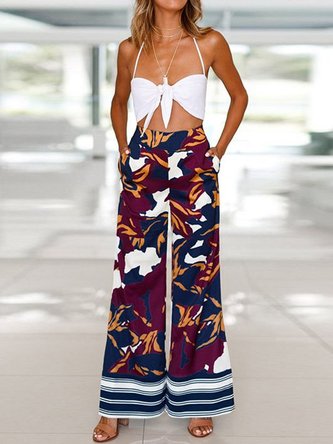 Casual Abstract Pants