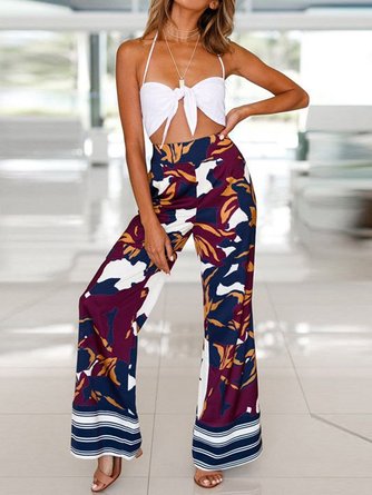 Casual Abstract Pants