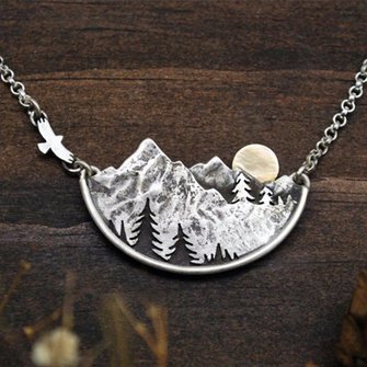 Valley Sunset Nature Necklace
