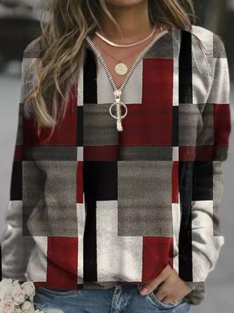 Cotton Long Sleeve Casual Top