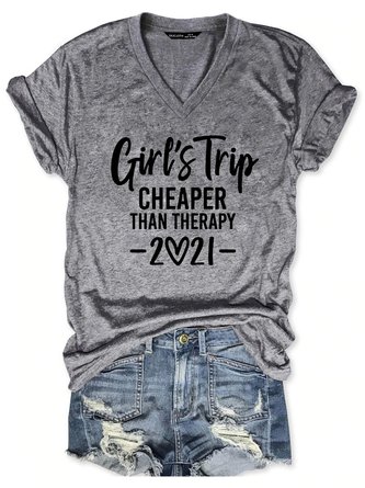 Girls Trip Cheaper Than Therapy 2021 T-Shirt