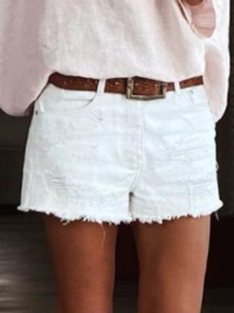 Plain Casual Shorts