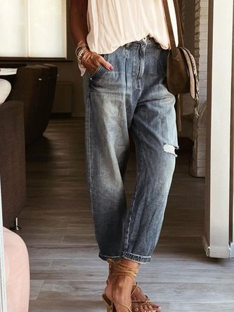 Cocoon Casual Plain Pants