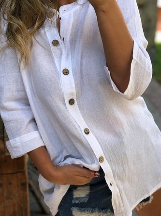 Crew Neck Long Sleeve Top