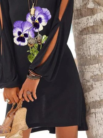 Casual Cotton-Blend Dress