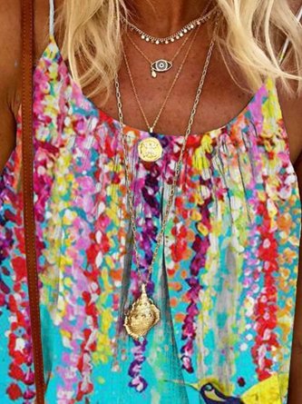 Sleeveless Casual Dress