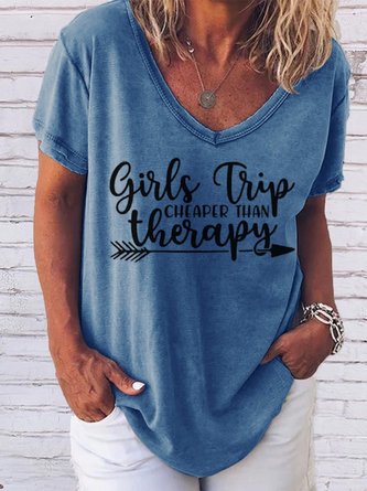 Girl's Trip Cheaper Than Therapy Women's T-Shirt