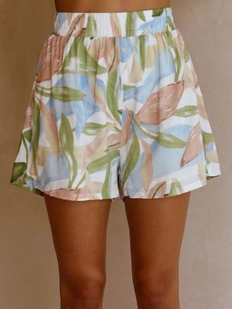 New Fashion  Floral Print Short Pants