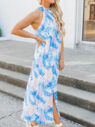 Sleeveless Elegant Midi Dress