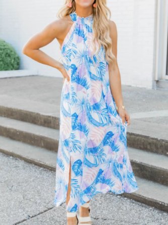 Sleeveless Elegant Midi Dress