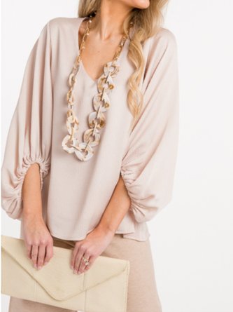 Work Cocktail Elegant 3/4 Sleeve Blouse