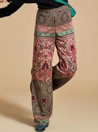 Tribal Shift Wide Leg Pants