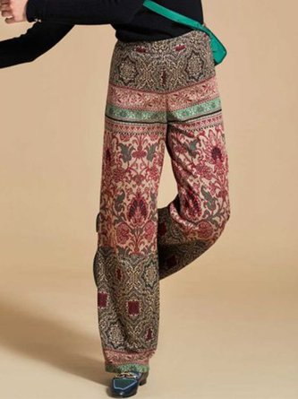 Tribal Shift Wide Leg Pants